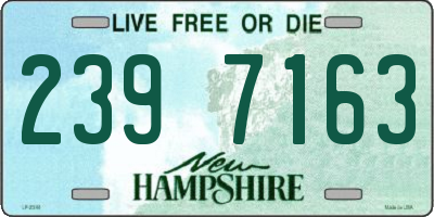 NH license plate 2397163