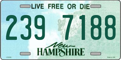 NH license plate 2397188