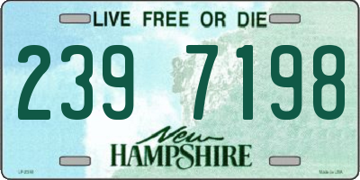 NH license plate 2397198
