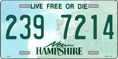 NH license plate 2397214