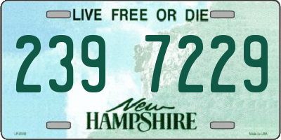 NH license plate 2397229