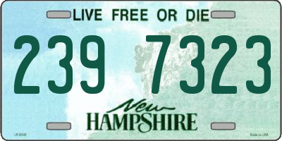 NH license plate 2397323
