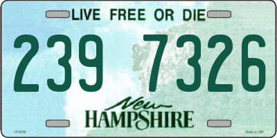 NH license plate 2397326