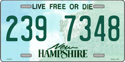 NH license plate 2397348