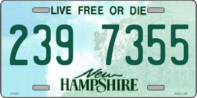 NH license plate 2397355
