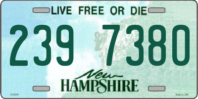 NH license plate 2397380