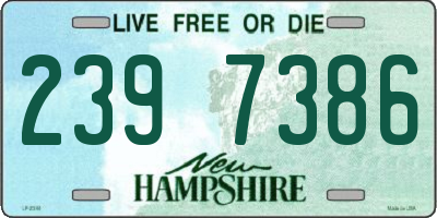 NH license plate 2397386