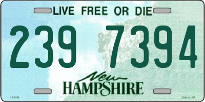NH license plate 2397394