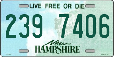 NH license plate 2397406