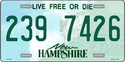 NH license plate 2397426