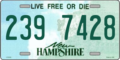 NH license plate 2397428