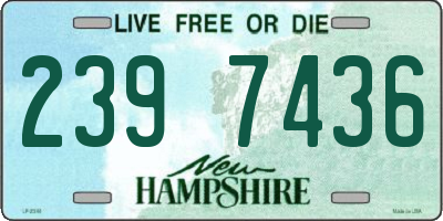 NH license plate 2397436