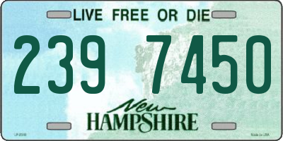 NH license plate 2397450