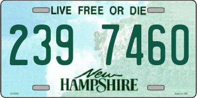 NH license plate 2397460