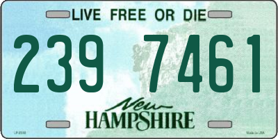 NH license plate 2397461