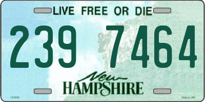 NH license plate 2397464