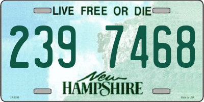 NH license plate 2397468