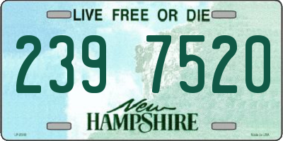 NH license plate 2397520