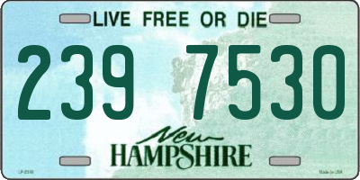 NH license plate 2397530