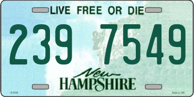 NH license plate 2397549