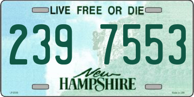NH license plate 2397553