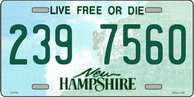 NH license plate 2397560