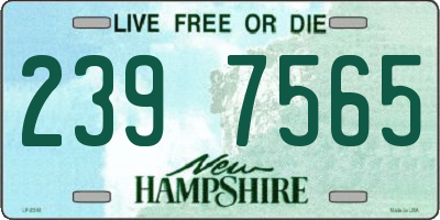 NH license plate 2397565