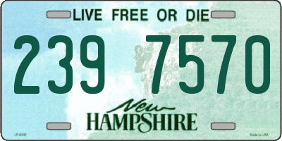 NH license plate 2397570