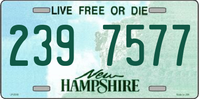 NH license plate 2397577