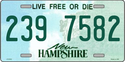 NH license plate 2397582