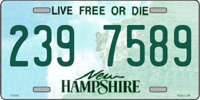 NH license plate 2397589