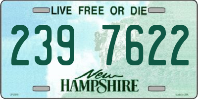 NH license plate 2397622