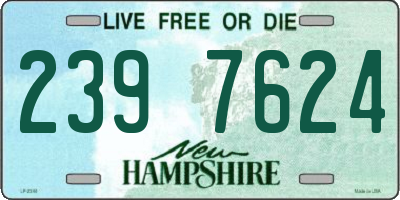 NH license plate 2397624
