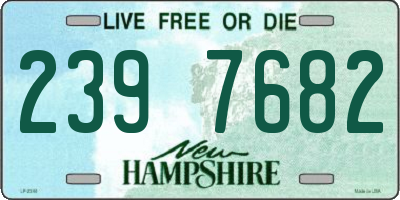 NH license plate 2397682