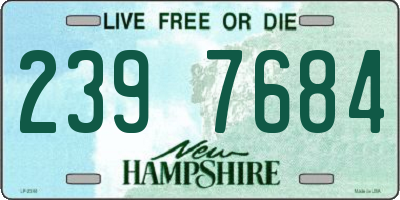 NH license plate 2397684