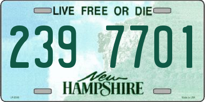 NH license plate 2397701