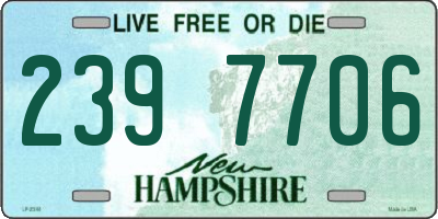 NH license plate 2397706