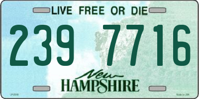 NH license plate 2397716