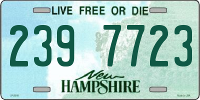 NH license plate 2397723