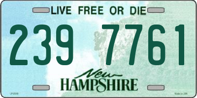 NH license plate 2397761