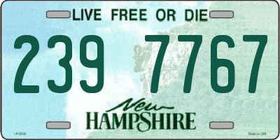 NH license plate 2397767