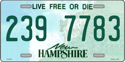NH license plate 2397783