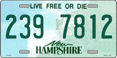 NH license plate 2397812