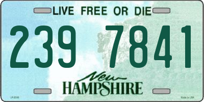 NH license plate 2397841