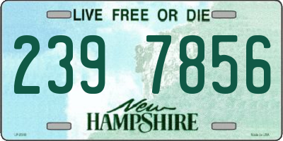 NH license plate 2397856