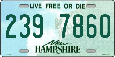NH license plate 2397860