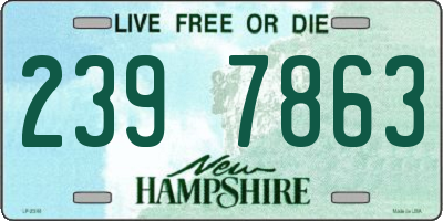 NH license plate 2397863
