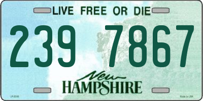 NH license plate 2397867