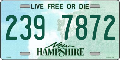 NH license plate 2397872