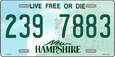 NH license plate 2397883